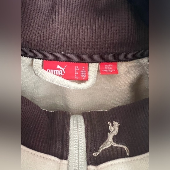 Men's Puma Semi Checkered Zip Up Jacket - Picture 3 of 5